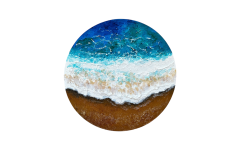 Playas de invierno transparente